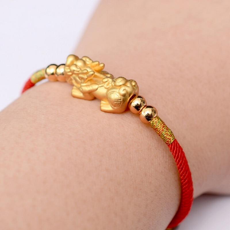 Feng Shui Piyao Wealth Bracelet - Red String