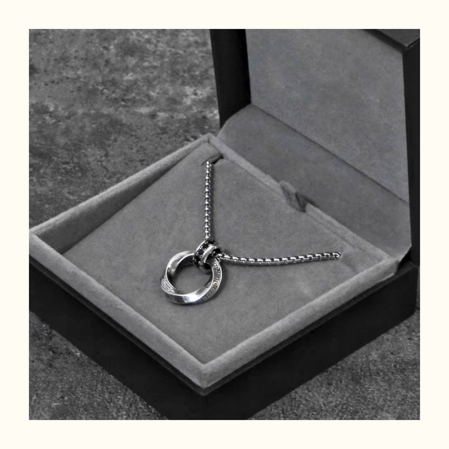 Mobius ring necklace + pendant
