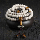Buddha gems Handmade Tibetan Tiger Eye Bodhi Seed Peace Bracelet