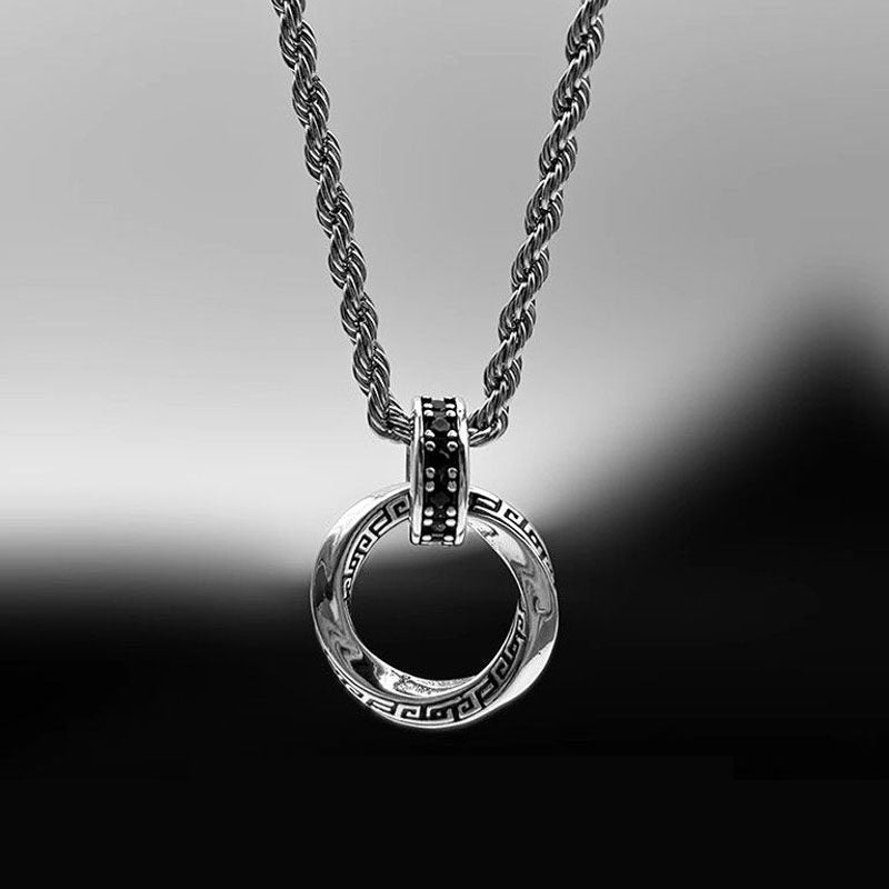 Mobius ring necklace + pendant