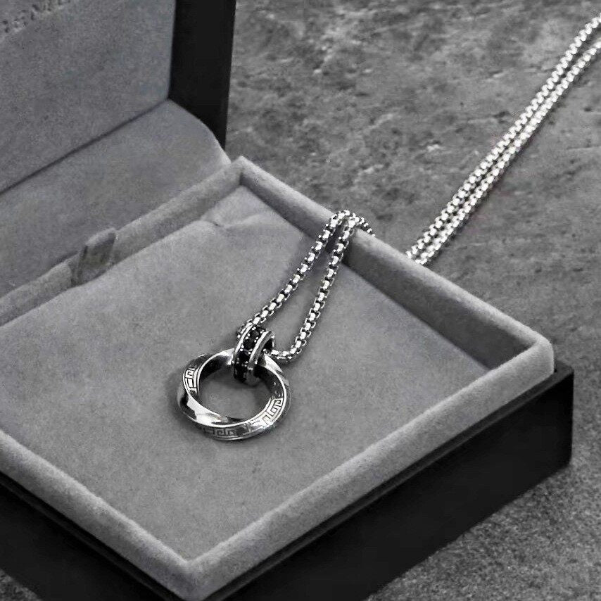 Mobius ring necklace + pendant