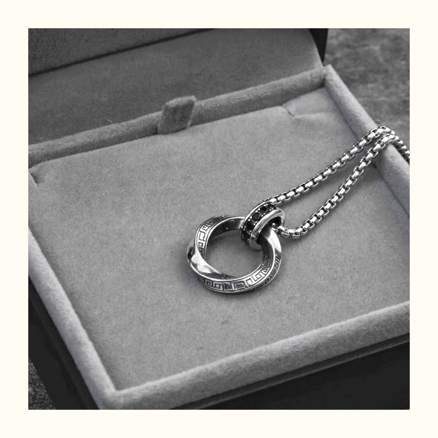 Mobius ring necklace + pendant