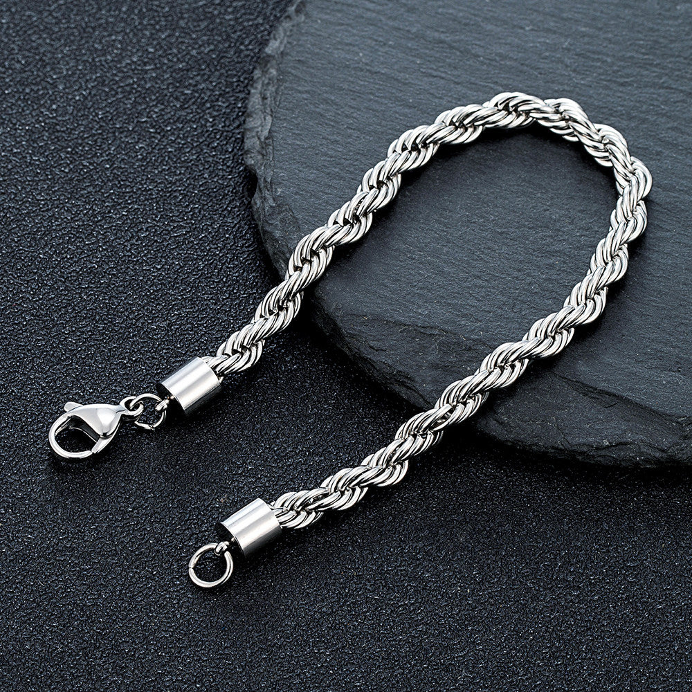Rope Bracelet (Gold) 5mm