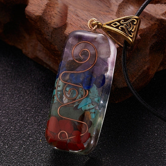🎁 7 Chakra Orgone Necklace - Energy Healing & EMF Protection (100% off)
