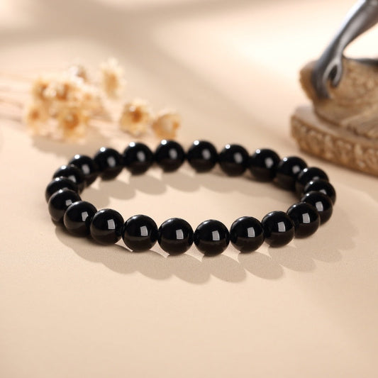 Black Tourmaline Beads Protection Bracelet