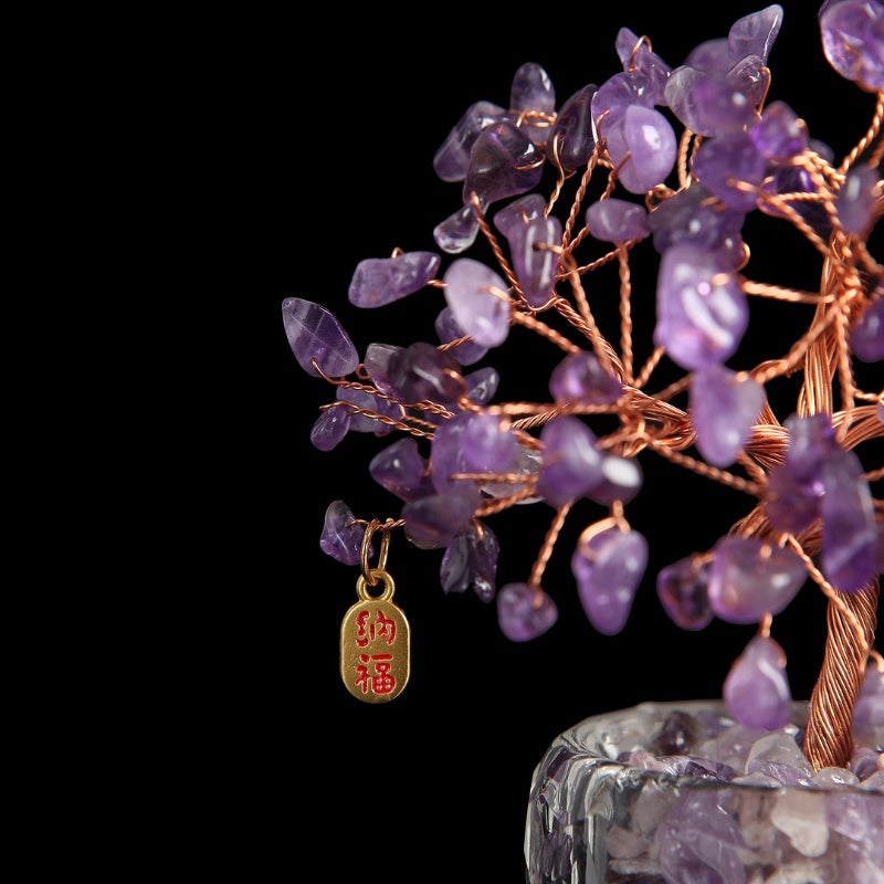 Feng Shui Amethyst Crystal Tree - Crystal Tree of Life