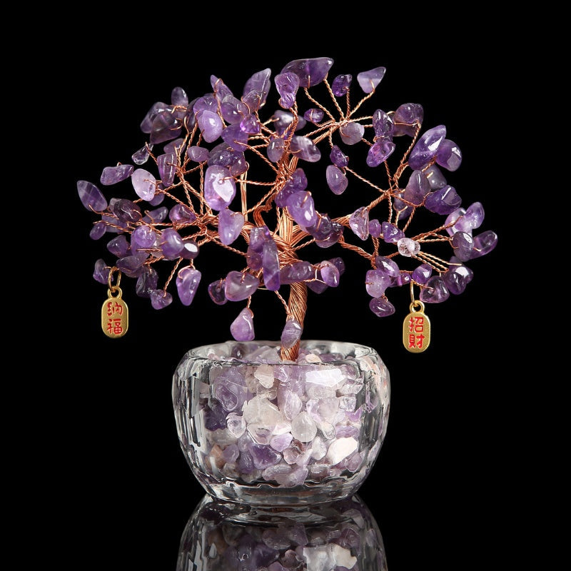 Feng Shui Amethyst Crystal Tree - Crystal Tree of Life