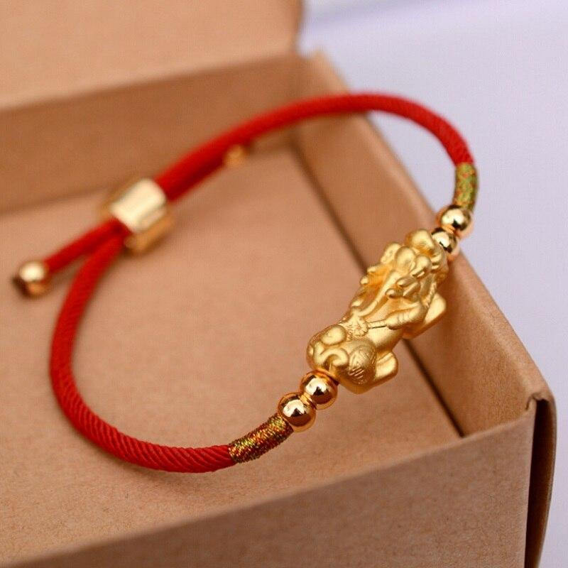 Feng Shui Piyao Wealth Bracelet - Red String