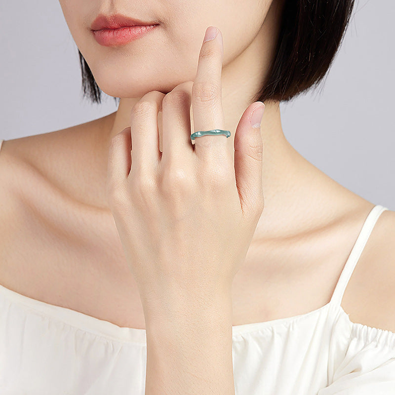 Green Jade Wealth Rings