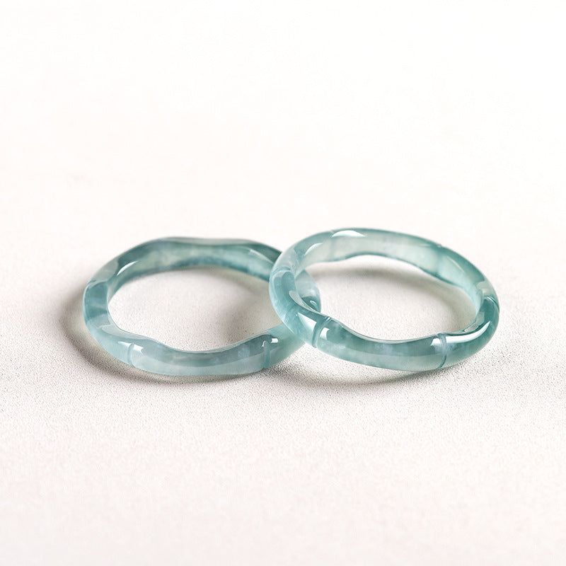 Green Jade Wealth Rings