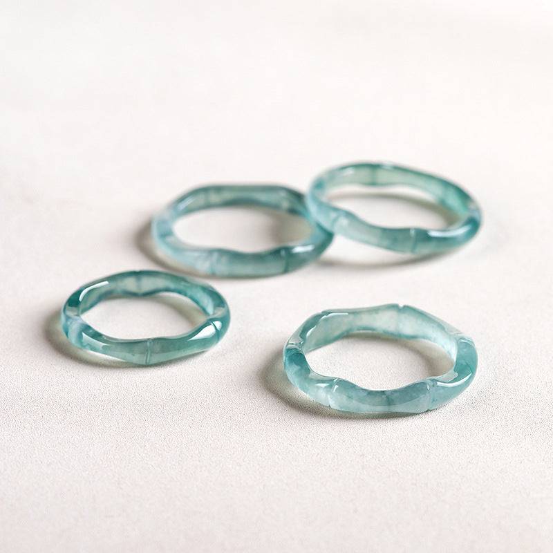 Green Jade Wealth Rings