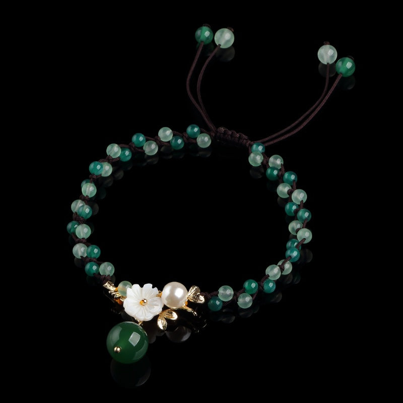 Jade Financial Success Anklet