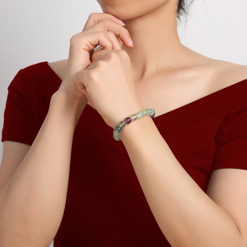 Rainbow Fluorite Healing Bracelet