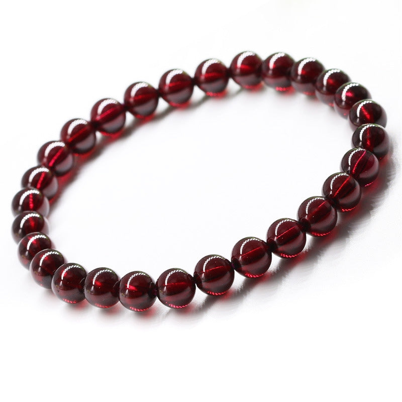 Bracciale con pietra di granato rosso - Ravviva la tua passione e il tuo amore