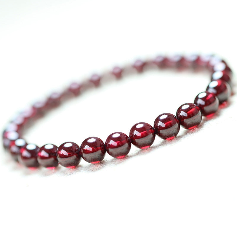 Bracciale con pietra di granato rosso - Ravviva la tua passione e il tuo amore