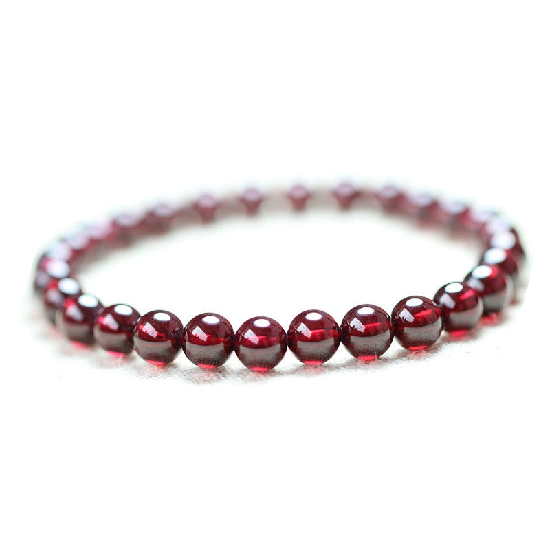 Bracciale con pietra di granato rosso - Ravviva la tua passione e il tuo amore