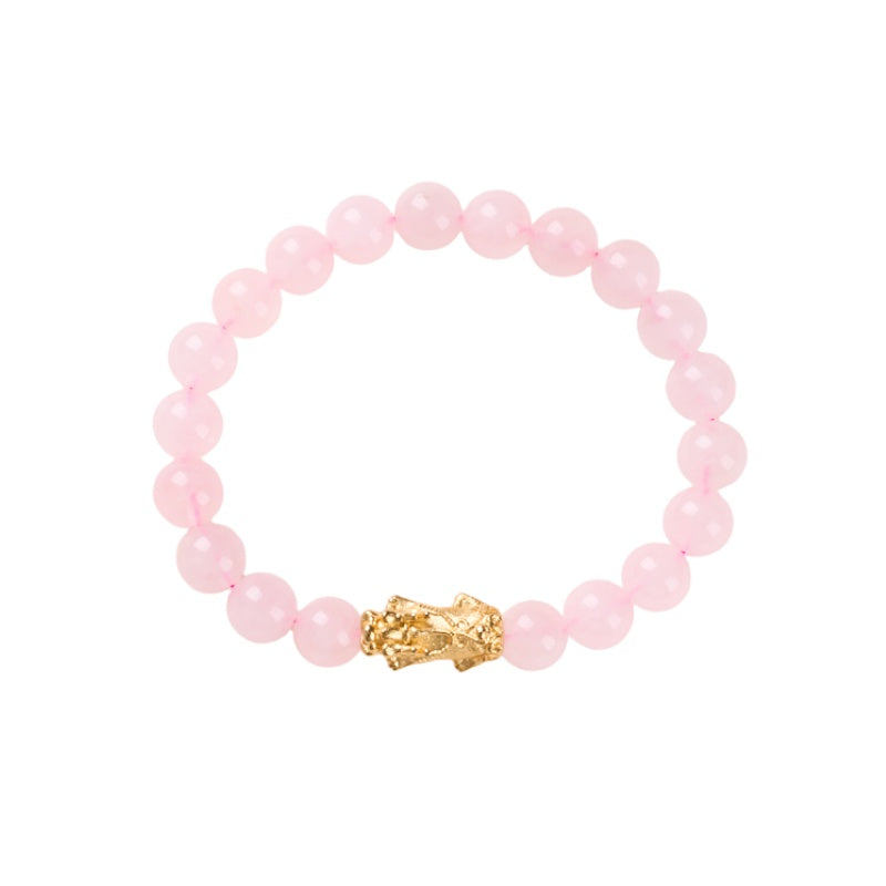 Rose Quartz Pixiu Love & Abundance Bracelet