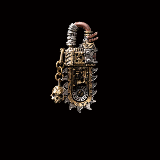 Rustborn Chainsaw Box Opener Pendant