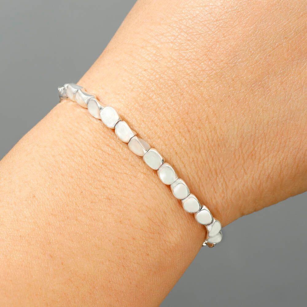 Braccialetto tibetano con perline di rame fatto a mano - Per guarigione, forza e protezione