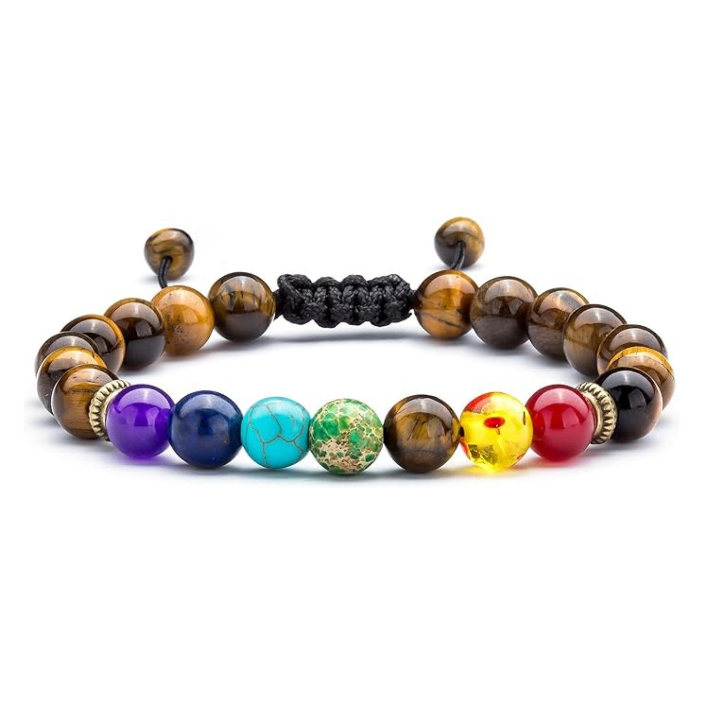 Bracciale Chakra Occhio di Tigre - Protezione ed Equilibrio