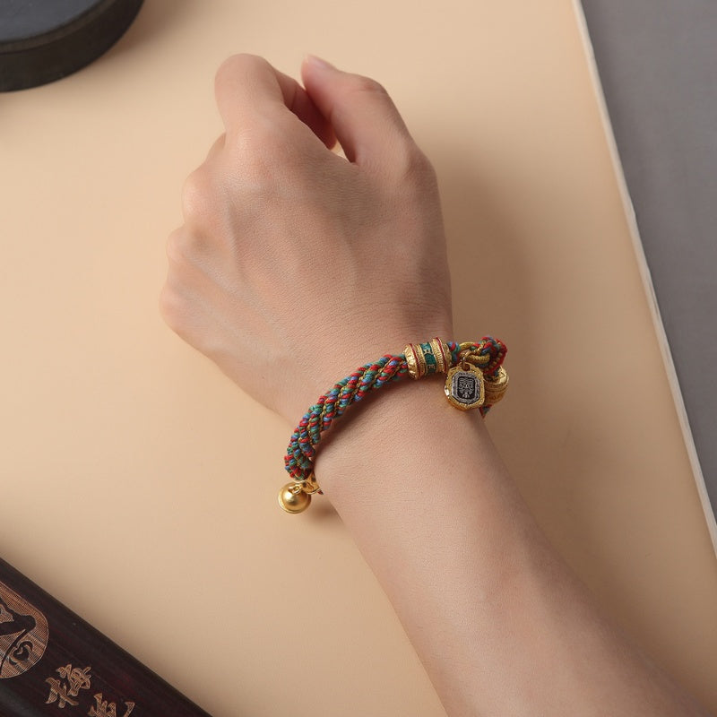 Zakiram Goddess of Wealth Tibetan Mantra Bracelet