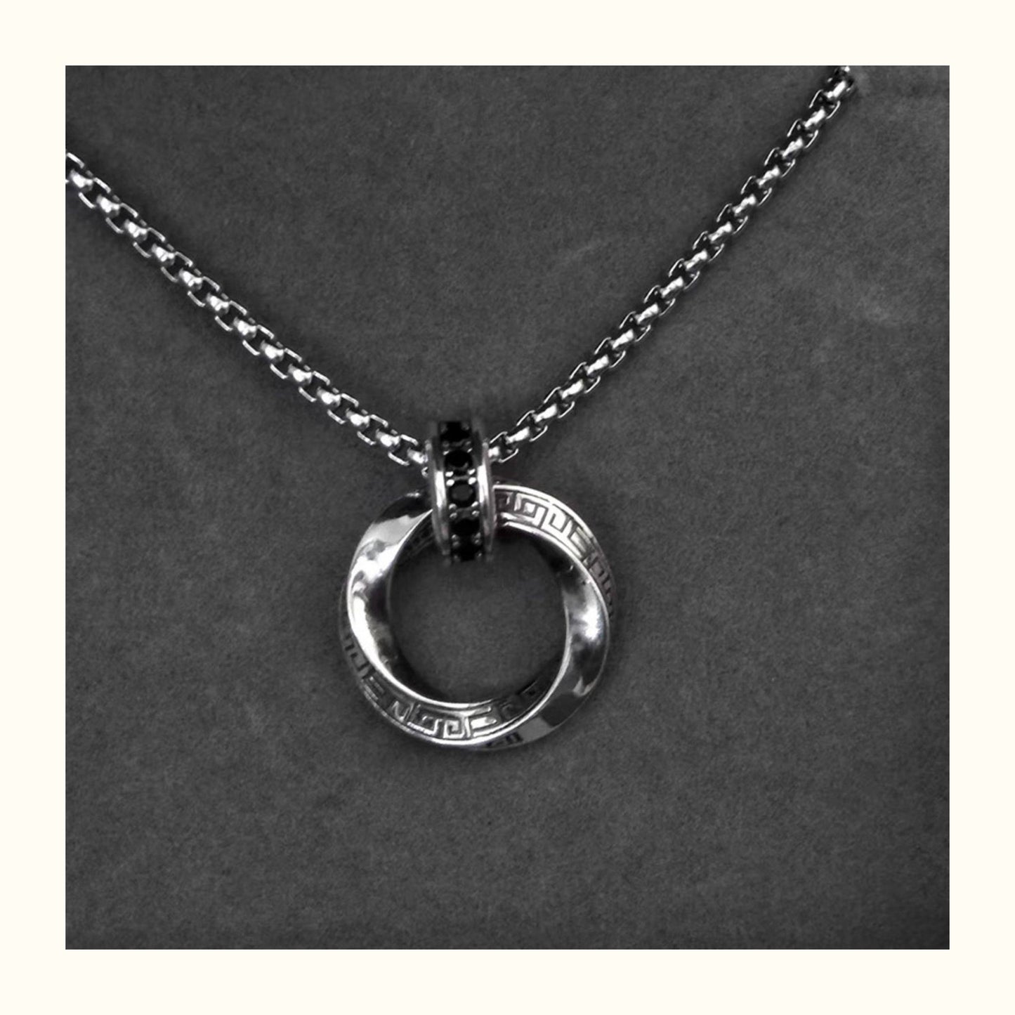 Mobius ring necklace + pendant