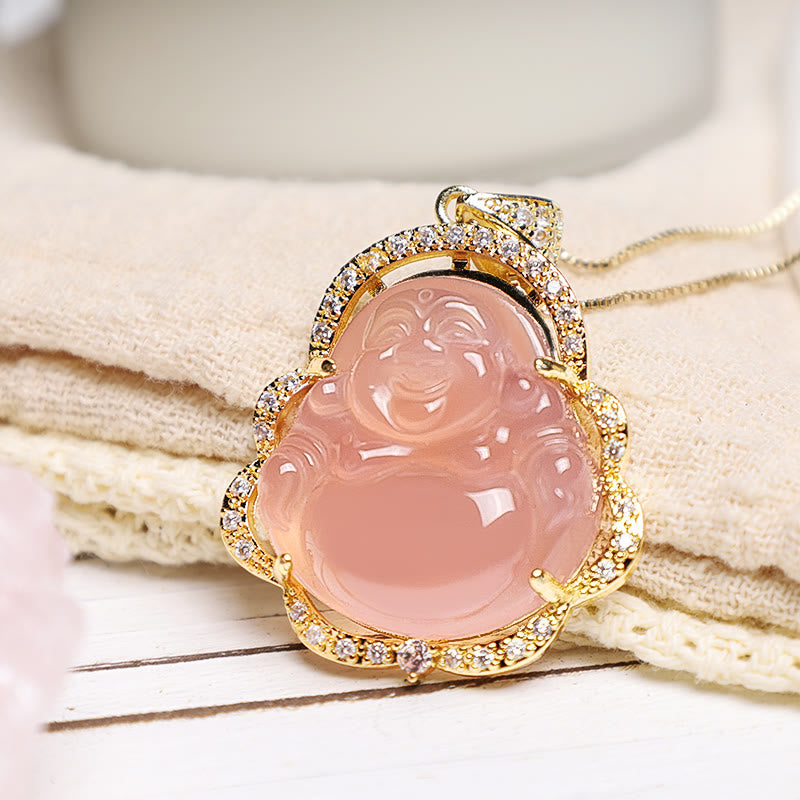 Good Luck Laughing Buddha Necklace