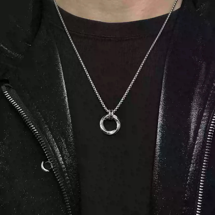 Mobius ring necklace + pendant